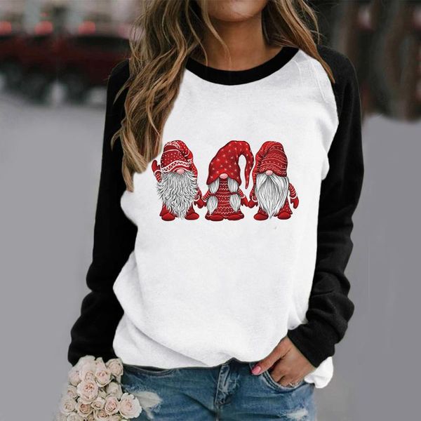 women's hoodies & sweatshirts round neck long sleeves christmas dwarf cute cartoon print blouse autumn female pullover casual blusas, Black
women's hoodies & sweatshirts round neck long sleeves christmas dwarf cute cartoon print blouse autumn female pullover casual blusas, Black