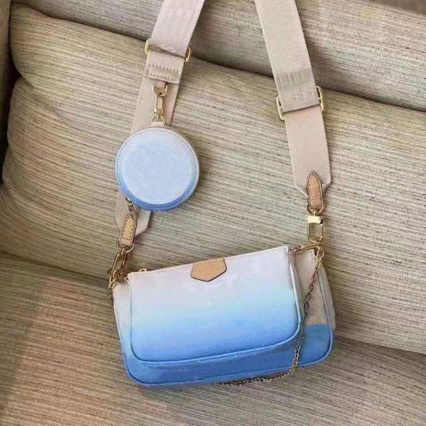mahjong three-piece suit bag 2021 ladies gradient color handbag with original box date code wallet handheld shoulder messenger multi
mahjong three-piece suit bag 2021 ladies gradient color handbag with original box date code wallet handheld shoulder messenger multi
