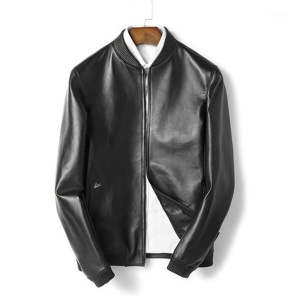 genuine leather jacket men spring autumn real sheepskin coat bomber mens clothing chaqueta mg-02-b6212 kj1947 men's & faux, Black
genuine leather jacket men spring autumn real sheepskin coat bomber mens clothing chaqueta mg-02-b6212 kj1947 men's & faux, Black