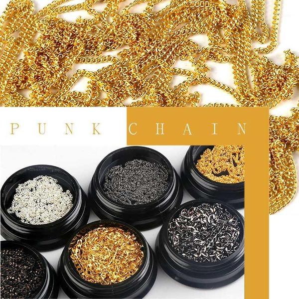 80cm gold silver black nail chain flat fashion metal tiny chains tips art decorations diy jewelry accessories1, Silver;gold
80cm gold silver black nail chain flat fashion metal tiny chains tips art decorations diy jewelry accessories1, Silver;gold