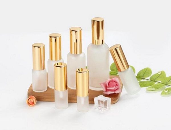 storage bottles & jars 5-100ml portable frosted clear glass gold spray mist sprayer container travel refillable bottle sn1405
storage bottles & jars 5-100ml portable frosted clear glass gold spray mist sprayer container travel refillable bottle sn1405