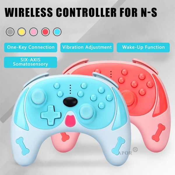 game controllers & joysticks wireless gamepad joystick for switch / lite controller cute dog gift kid with 6-axis handle pc control
game controllers & joysticks wireless gamepad joystick for switch / lite controller cute dog gift kid with 6-axis handle pc control