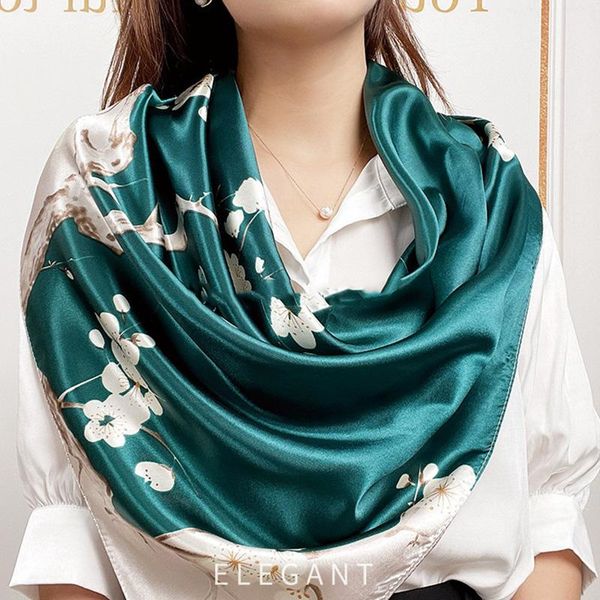 scarves 90*90cm women scarf hijab neckerchief square satin silk flower print headscarf leopard bandana shawl headband lady loop, Blue;gray
scarves 90*90cm women scarf hijab neckerchief square satin silk flower print headscarf leopard bandana shawl headband lady loop, Blue;gray