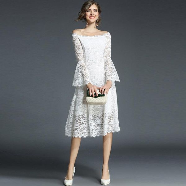 casual dresses women's dress lace off-the-shoulder collar 2021 summer hook flower openwork holiday, Black;gray
casual dresses women's dress lace off-the-shoulder collar 2021 summer hook flower openwork holiday, Black;gray