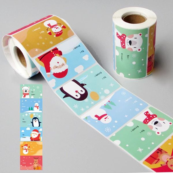 gift wrap 300pcs/roll merry christmas seal sticker colorful 8cm size label year packing sealing party adhesive lable
gift wrap 300pcs/roll merry christmas seal sticker colorful 8cm size label year packing sealing party adhesive lable