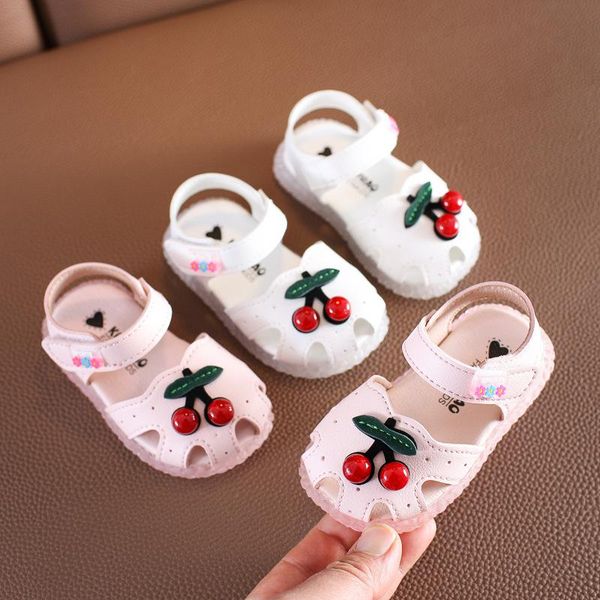 first walkers girls sandals summer little princess soft-soled non-slip cherry baotou toddler shoes baby beach children's
first walkers girls sandals summer little princess soft-soled non-slip cherry baotou toddler shoes baby beach children's