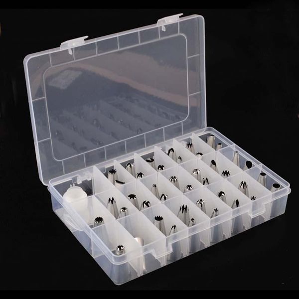cake tools 42 pcs decorating tips set stainless steel icing piping nozzles diy household baking reusable pastry bags couplers
cake tools 42 pcs decorating tips set stainless steel icing piping nozzles diy household baking reusable pastry bags couplers