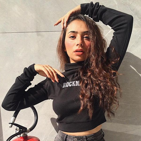 women's t-shirt fall women fashion letter print slim stylish long sleeve turtleneck clubwear crop top, White
women's t-shirt fall women fashion letter print slim stylish long sleeve turtleneck clubwear crop top, White