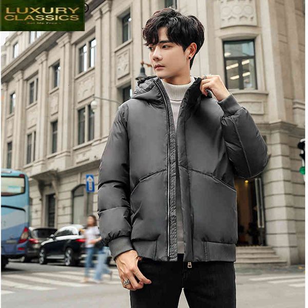 brand winter coat men down jacket hooded clothing 2021 thick warm short duck parka coats overcoat hiver ropa lw1652, Black
brand winter coat men down jacket hooded clothing 2021 thick warm short duck parka coats overcoat hiver ropa lw1652, Black
