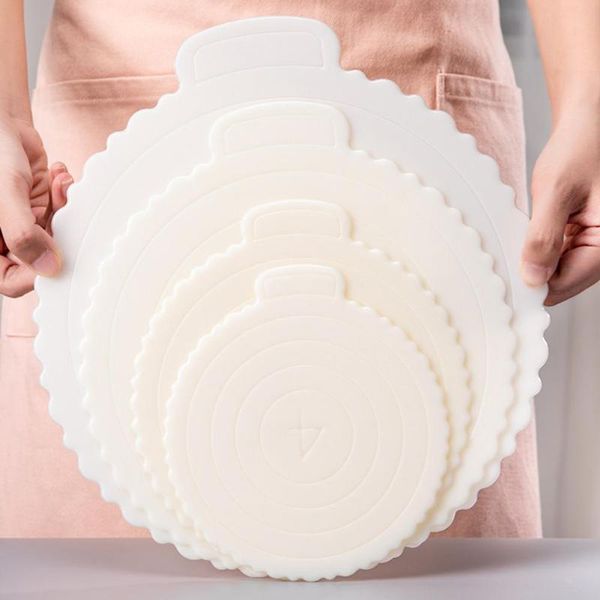 other bakeware 5pcs reusable round mousse cake boards plastic base cupcake dessert tray for home wedding birthday party
other bakeware 5pcs reusable round mousse cake boards plastic base cupcake dessert tray for home wedding birthday party