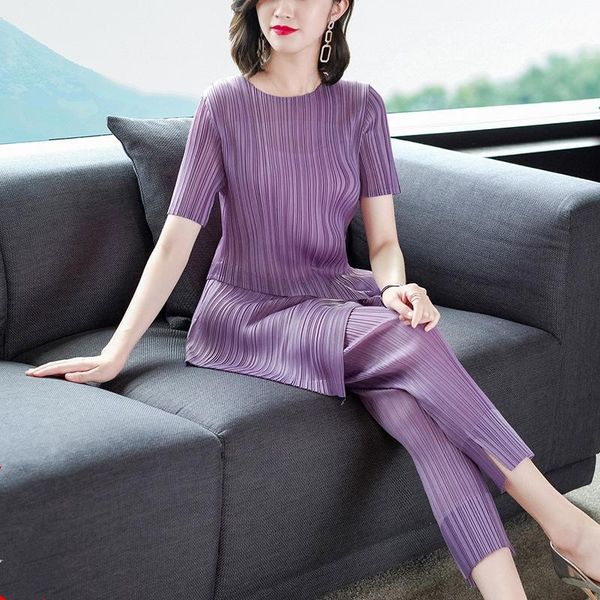 women's tracksuits summer fashion women ol suits japanese style pleated shirt and trousers chic irregular pants suit female, Gray
women's tracksuits summer fashion women ol suits japanese style pleated shirt and trousers chic irregular pants suit female, Gray