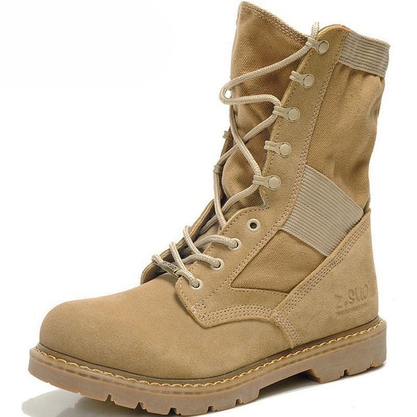 good quality military tactical boots for men outdoor hunting desert motorcycle army combat mid calf shoes suede leather canvas comfortable e, Black
good quality military tactical boots for men outdoor hunting desert motorcycle army combat mid calf shoes suede leather canvas comfortable e, Black