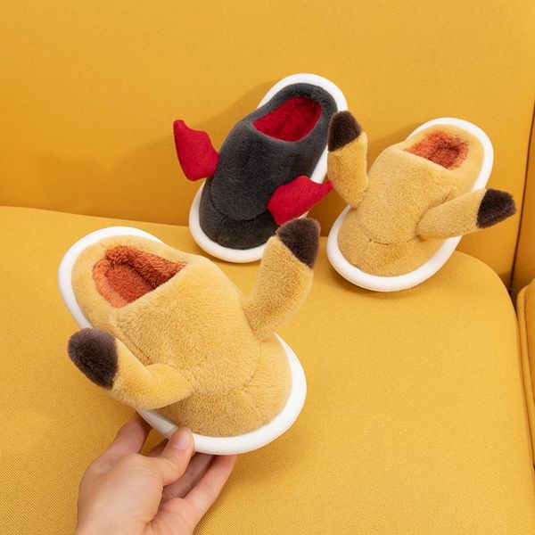 slipper children' slippers leisure winter warm for boys and girls little devil baby cotton, Black;grey
slipper children' slippers leisure winter warm for boys and girls little devil baby cotton, Black;grey
