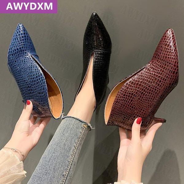 dress shoes snakeskin high heels women 2022 spring winter ankle boots luxury fashion punk 2 style pointed toe pumps mujer, Black
dress shoes snakeskin high heels women 2022 spring winter ankle boots luxury fashion punk 2 style pointed toe pumps mujer, Black