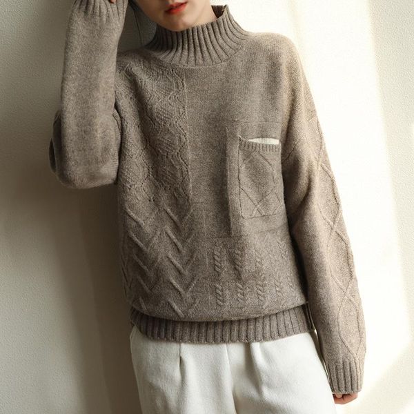 women's sweaters winter thicken women sweater 100% wool cashmere pullover long sleeve turtleneck female pull femme jumpers, White;black
women's sweaters winter thicken women sweater 100% wool cashmere pullover long sleeve turtleneck female pull femme jumpers, White;black