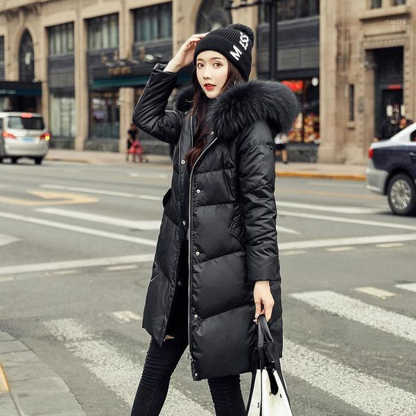 women's down & parkas kmetram winter jacket real raccoon fur collar korean long coat female warm parka manteau femme 19071 cl7w, Black
women's down & parkas kmetram winter jacket real raccoon fur collar korean long coat female warm parka manteau femme 19071 cl7w, Black