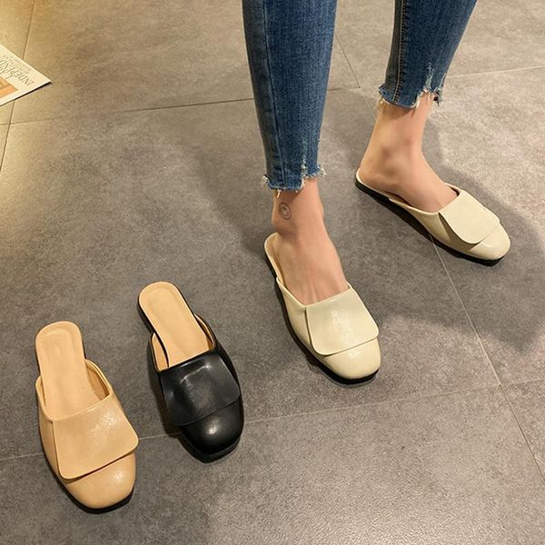 slippers 2022 summer fashion women slipper slip on round toe flat heel mules shoes outsides ladies slides beach mul, Black
slippers 2022 summer fashion women slipper slip on round toe flat heel mules shoes outsides ladies slides beach mul, Black