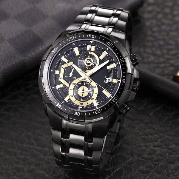 efr-539 men's quartz calendar waterproof sports watch high-quality all hands can be operated, Slivery;brown
efr-539 men's quartz calendar waterproof sports watch high-quality all hands can be operated, Slivery;brown