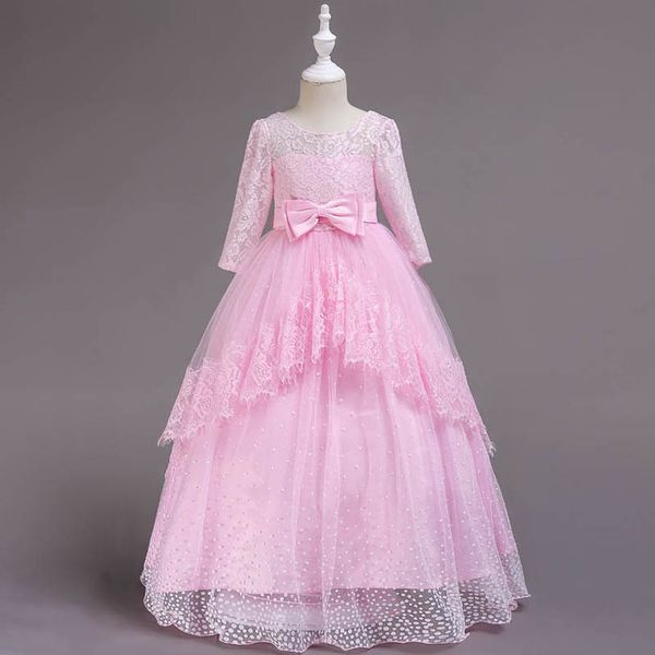 girl's dresses girls princess dress kids clothes children long lace skirt autumn winter long-sleeved bow birthday party pettiskirt b665, Red;yellow
girl's dresses girls princess dress kids clothes children long lace skirt autumn winter long-sleeved bow birthday party pettiskirt b665, Red;yellow