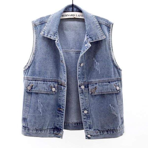 women's vests blue big pocket frayed denim vest women waistcoat summer cowboy sleeveless jacket coat size loose short jeans female, Black;white
women's vests blue big pocket frayed denim vest women waistcoat summer cowboy sleeveless jacket coat size loose short jeans female, Black;white