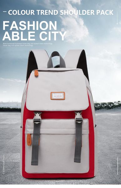 backpack schoolbag for middle school students, girls, contrast color multi pocket, students
backpack schoolbag for middle school students, girls, contrast color multi pocket, students