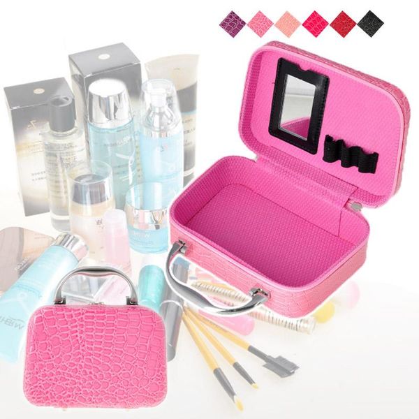 personal women zipper makeup bag crocodile skin toiletry bags storage travel pouch cosmetic with make up mirror fa$b & cases
personal women zipper makeup bag crocodile skin toiletry bags storage travel pouch cosmetic with make up mirror fa$b & cases