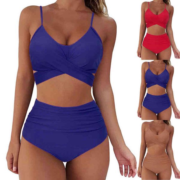 solid swimwear women swimsuit solid push up high cut lace up halter bikini set piece swimsuit biquini, White;black
solid swimwear women swimsuit solid push up high cut lace up halter bikini set piece swimsuit biquini, White;black