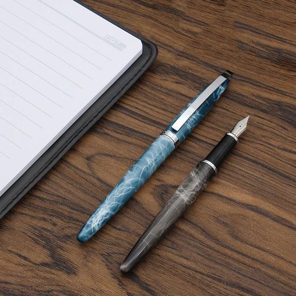 fountain pens fashionable silver clip pen fine nib 0.5mm marble red ink business office school supplies christmas gift
fountain pens fashionable silver clip pen fine nib 0.5mm marble red ink business office school supplies christmas gift