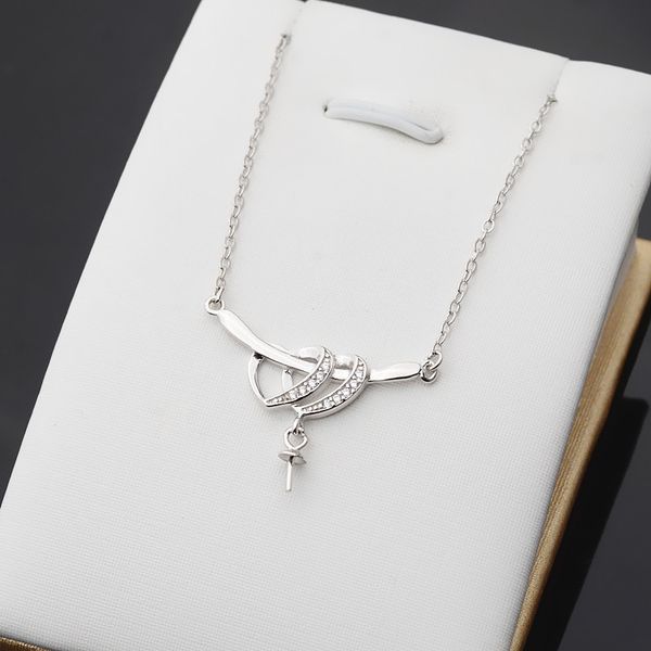 diy accessories s925 silver double heart pendant necklace female pearl clavicle empty support pendant set chain new 409
diy accessories s925 silver double heart pendant necklace female pearl clavicle empty support pendant set chain new 409