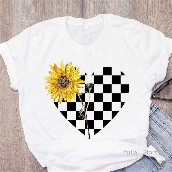 sunflower love print tshirts womens t shirts vogue femme valentines day female harajuku dropshipping, White
sunflower love print tshirts womens t shirts vogue femme valentines day female harajuku dropshipping, White