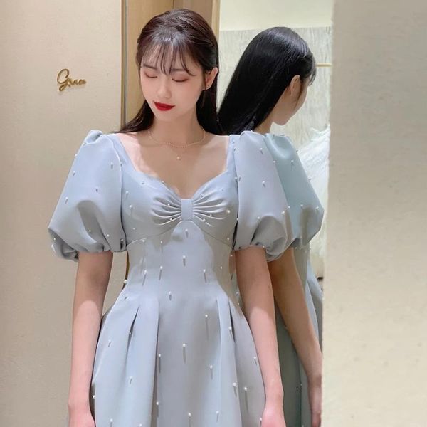 ethnic clothing 2021 bride light blue square neck beading wedding dress women french short sleeve a-line ball gown formal dresses toast, Red
ethnic clothing 2021 bride light blue square neck beading wedding dress women french short sleeve a-line ball gown formal dresses toast, Red