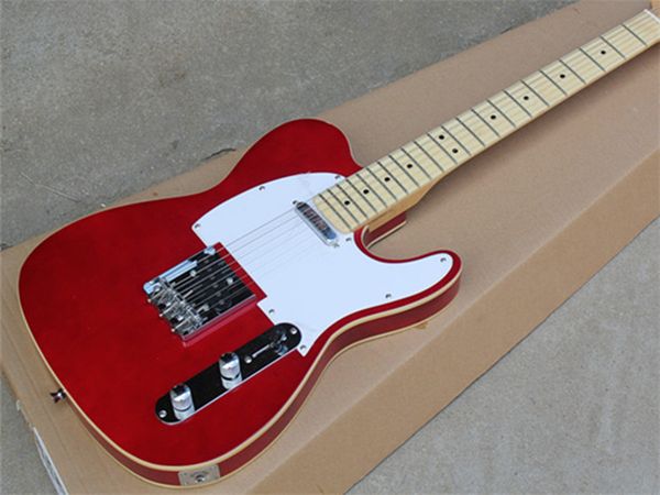 custom shop red telecaster natural electric guitar tele basswood body dot inlay maple fingerboard white pickguard chrome hardware
custom shop red telecaster natural electric guitar tele basswood body dot inlay maple fingerboard white pickguard chrome hardware