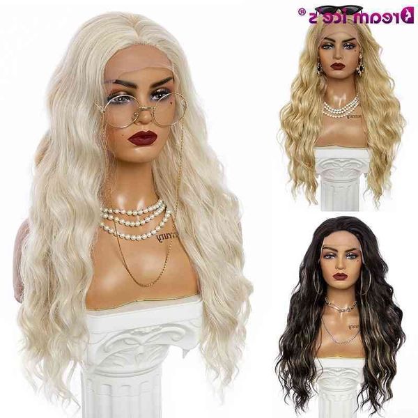 mixed color gold new big wave long chemical fiber fashion female headgear lace wig, Black
mixed color gold new big wave long chemical fiber fashion female headgear lace wig, Black