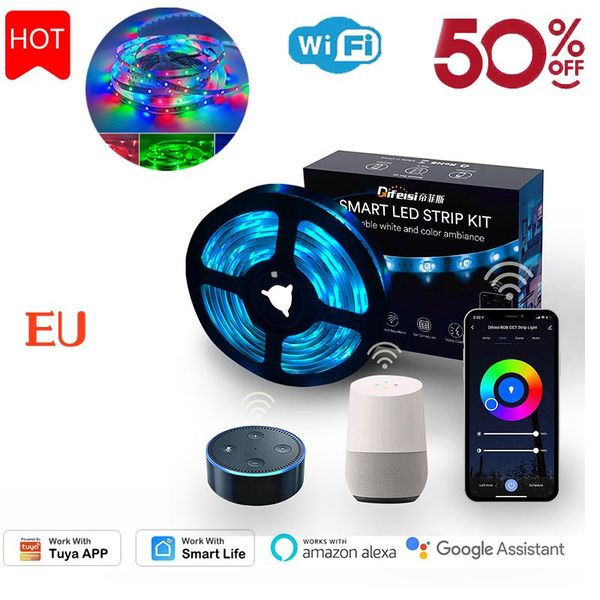 strips 2m rgb tape is suitable for the alexaribbon flexible light in room living google voice control wifi tuya led bar
strips 2m rgb tape is suitable for the alexaribbon flexible light in room living google voice control wifi tuya led bar
