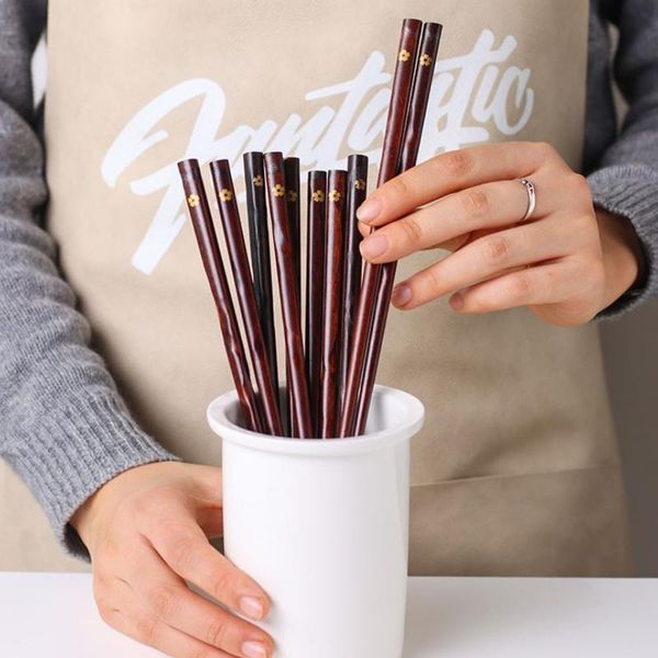 chopsticks 10 pairs of cherry household solid wood non-slip dining utensils kitchen accessories
chopsticks 10 pairs of cherry household solid wood non-slip dining utensils kitchen accessories