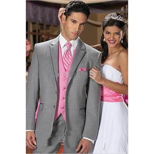 men's suits & blazers custom made to measure gray tuxedo grey 3 piece suit, suit men, bespoke wedding tuxedos for men with pink vest, White;black
men's suits & blazers custom made to measure gray tuxedo grey 3 piece suit, suit men, bespoke wedding tuxedos for men with pink vest, White;black