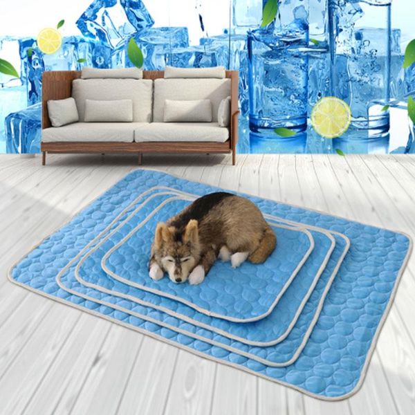 summer pet ice silk cool mat bed dog cat blanket cushion sofa breathable car washable supplies kennels & pens
summer pet ice silk cool mat bed dog cat blanket cushion sofa breathable car washable supplies kennels & pens