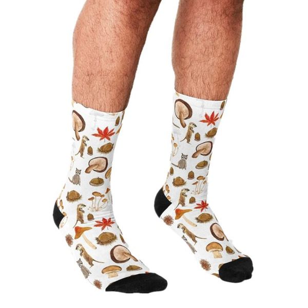 men's socks 2021 funny men's autumn mushroom pattern printed hip hop men happy cute boys street style crazy for, Black
men's socks 2021 funny men's autumn mushroom pattern printed hip hop men happy cute boys street style crazy for, Black