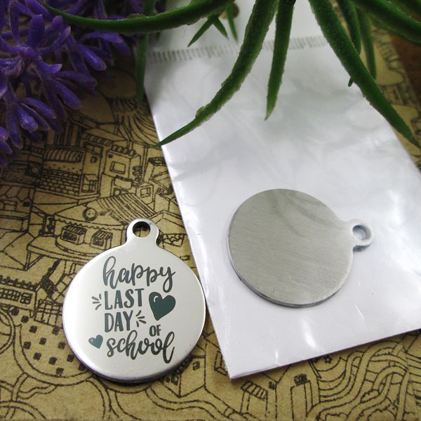 40pcs--stainless steel charms"happy last day of school" more style choosing diy pendants fo necklace, Bronze;silver
40pcs--stainless steel charms"happy last day of school" more style choosing diy pendants fo necklace, Bronze;silver