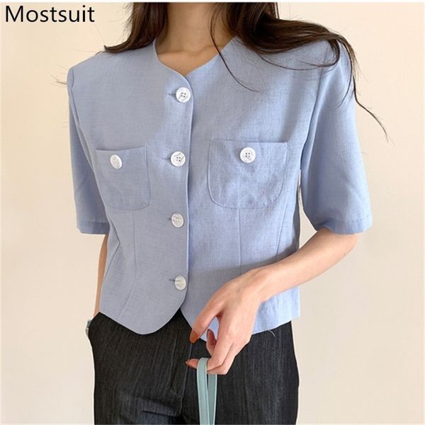 summer korean fashion women jacket short sleeve v-neck single breasted pockets coat casual solid ladies outwear 210513, Tan;black
summer korean fashion women jacket short sleeve v-neck single breasted pockets coat casual solid ladies outwear 210513, Tan;black