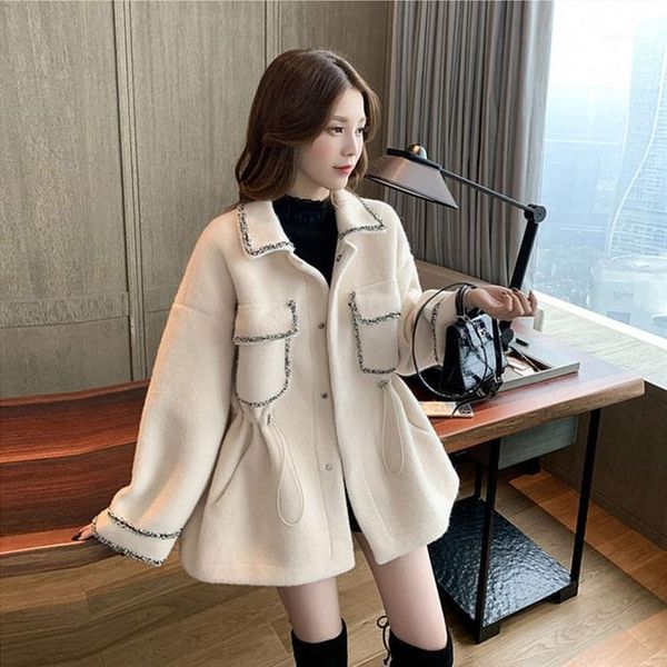 women's wool & blends clothing spring and autumn long-sleeved jacket botas largas de nieve para mujer, Black
women's wool & blends clothing spring and autumn long-sleeved jacket botas largas de nieve para mujer, Black