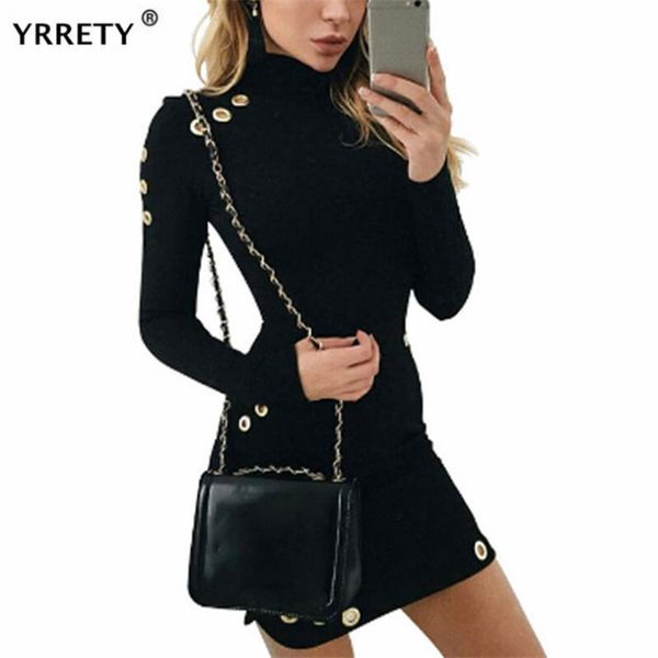 casual dresses yrrety autumn dress women bodycon long sleeve lady club elastic pack hip vestidos, Black;gray
casual dresses yrrety autumn dress women bodycon long sleeve lady club elastic pack hip vestidos, Black;gray