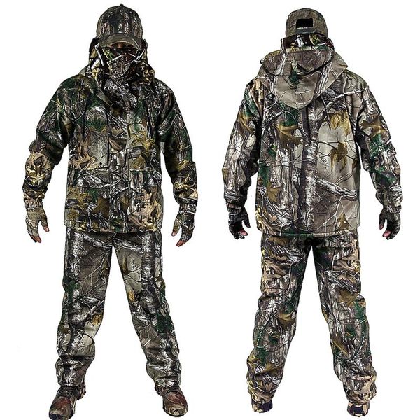 hunting sets men's outdoor bionic winter camouflage clothes clothing suits with fleece ghillie suit, Camo
hunting sets men's outdoor bionic winter camouflage clothes clothing suits with fleece ghillie suit, Camo