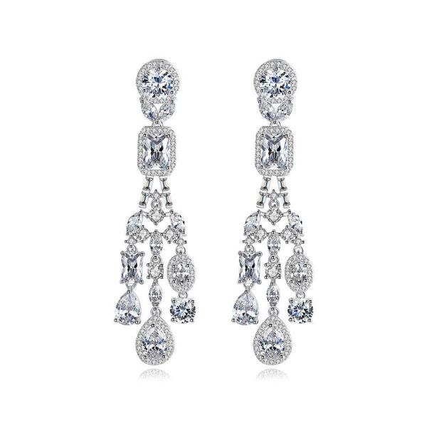 dangle & chandelier luxury long earrings for women girls wedding party with + cubic zircon fashion jewelry pendientes bijoux, Silver
dangle & chandelier luxury long earrings for women girls wedding party with + cubic zircon fashion jewelry pendientes bijoux, Silver