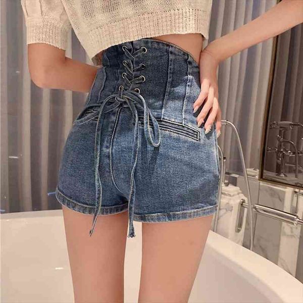 summer jeans denim women shorts tight sense of design lace up high waist show thin all match girl, White;black
summer jeans denim women shorts tight sense of design lace up high waist show thin all match girl, White;black