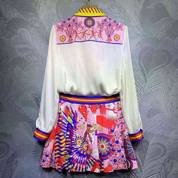 dress seqinyy women's suit will see spring fashion design high-quality track white shirt + skirt mini vintage flowers from the pink pri
dress seqinyy women's suit will see spring fashion design high-quality track white shirt + skirt mini vintage flowers from the pink pri