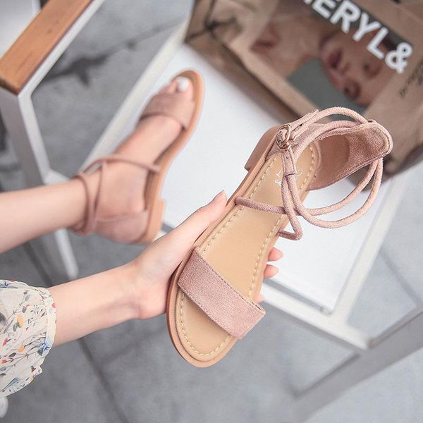 cross band ankle strap gladiator sandals women cover heels open toe beach sandalias ladies big size flat shoes ns98, Black
cross band ankle strap gladiator sandals women cover heels open toe beach sandalias ladies big size flat shoes ns98, Black