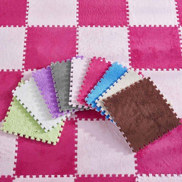 carpets 10pcs foldable for living room plush soft climbing cappet rug split joint bath anti-skid rugs pink shaggy area
carpets 10pcs foldable for living room plush soft climbing cappet rug split joint bath anti-skid rugs pink shaggy area
