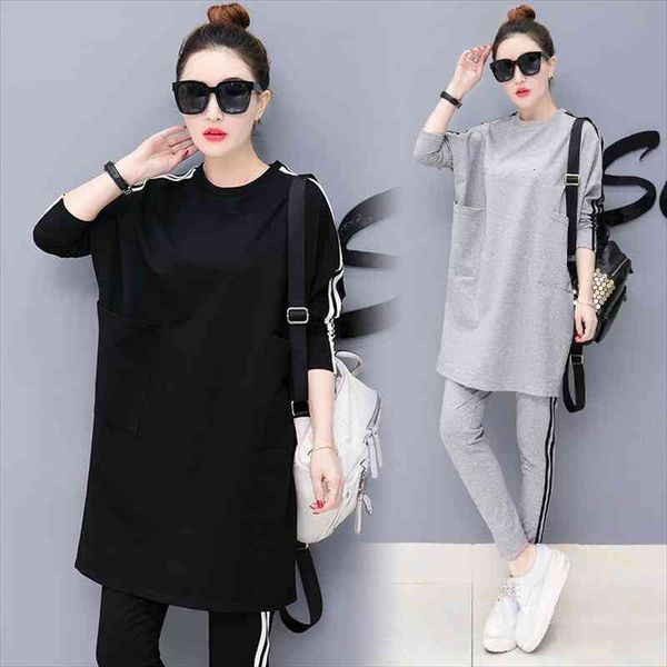 plus size tracksuit women two piece set spring autumn clothes oversize long sleeve sweatshirt and pencil pants suit outifts, White
plus size tracksuit women two piece set spring autumn clothes oversize long sleeve sweatshirt and pencil pants suit outifts, White