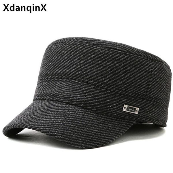 wide brim hats xdanqinx men's winter warm hat thick military snapback cap men flat caps navy adjustable size thermal earmuffs, Blue;gray
wide brim hats xdanqinx men's winter warm hat thick military snapback cap men flat caps navy adjustable size thermal earmuffs, Blue;gray